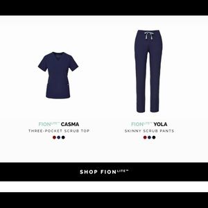 FIGS | Navy FionLite XS/XXS Set